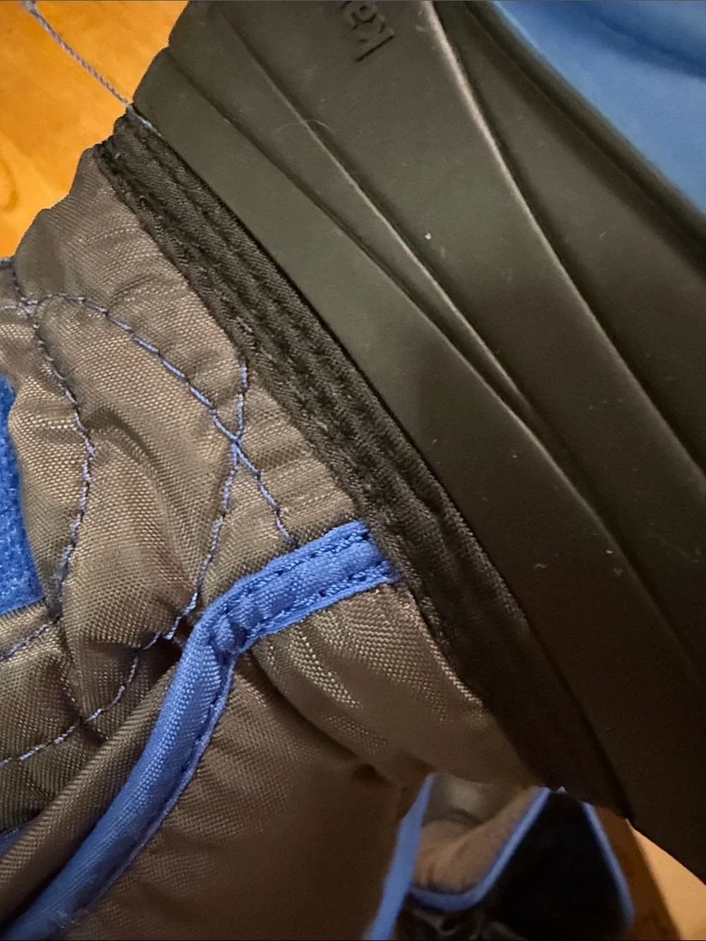 Kamik Black and Blue Kids Snow Boots